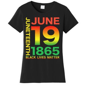 Happy Juneteenth Is My Independence Day Free Ish Black Women's T-Shirt