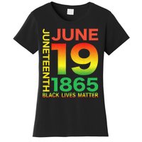 Happy Juneteenth Is My Independence Day Free Ish Black Women's T-Shirt