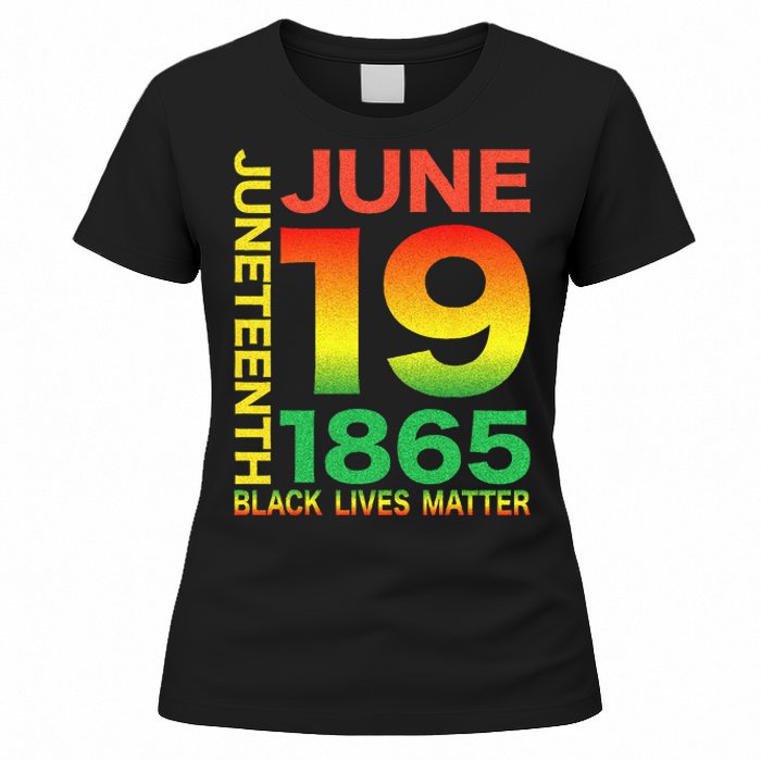 Happy Juneteenth Is My Independence Day Free Ish Black Women's T-Shirt