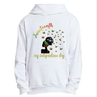 Happy Juneteenth Is My Independence Day Free Black Urban Pullover Hoodie