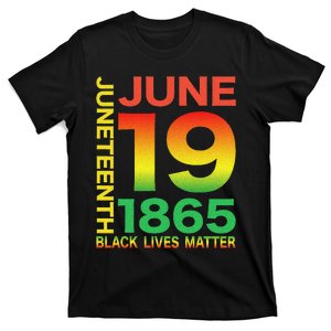 Happy Juneteenth Is My Independence Day Free ish Black T-Shirt