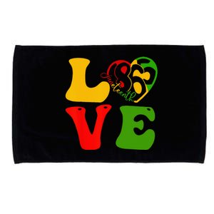 Happy Juneteenth Is My Independence Day Love Black Microfiber Hand Towel