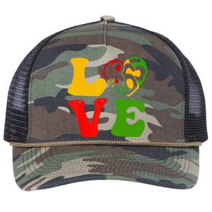 Happy Juneteenth Is My Independence Day Love Black Retro Rope Trucker Hat Cap