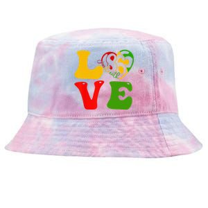 Happy Juneteenth Is My Independence Day Love Black Tie-Dyed Bucket Hat