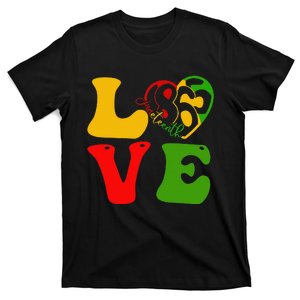 Happy Juneteenth Is My Independence Day Love Black  T-Shirt