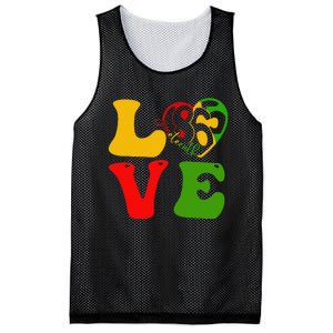 Happy Juneteenth Is My Independence Day Love Black  Mesh Reversible Basketball Jersey Tank