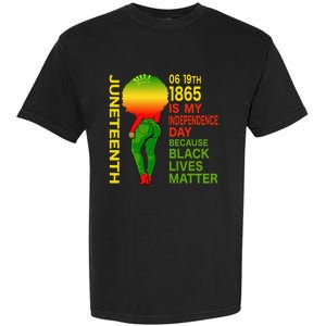 Happy Juneteenth Is My Independence Day Free Black  Garment-Dyed Heavyweight T-Shirt