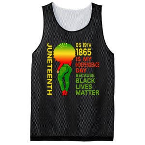 Happy Juneteenth Is My Independence Day Free Black  Mesh Reversible Basketball Jersey Tank