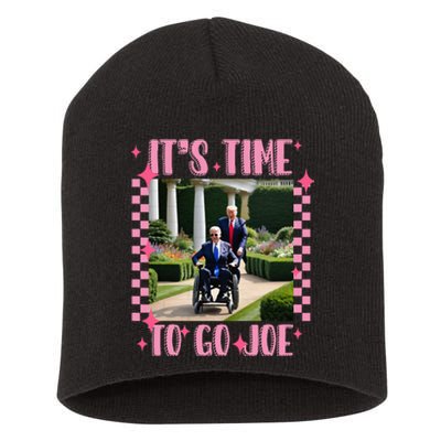 Hey Joe Its Time To Go Trump 2024 Take America Back Short Acrylic Beanie