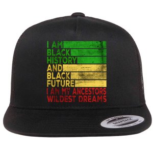 Happy Juneteenth Is My Independence Day Black Wo Flat Bill Trucker Hat