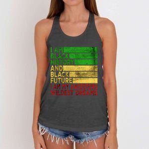 Happy Juneteenth Is My Independence Day Black Wo Women's Knotted Racerback Tank