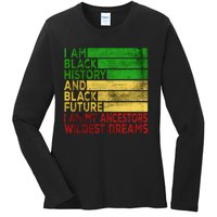 Happy Juneteenth Is My Independence Day Black Wo Ladies Long Sleeve Shirt