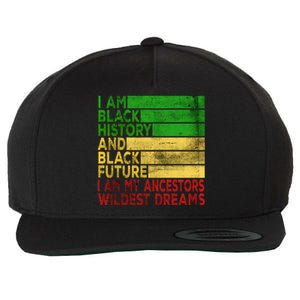 Happy Juneteenth Is My Independence Day Black Wo Wool Snapback Cap