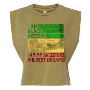 Happy Juneteenth Is My Independence Day Black Wo Garment-Dyed Women's Muscle Tee