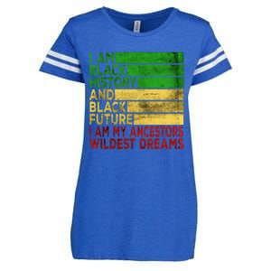 Happy Juneteenth Is My Independence Day Black Wo Enza Ladies Jersey Football T-Shirt