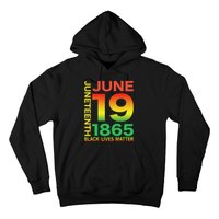 Happy Juneteenth Is My Independence Day Free ish Black Hoodie