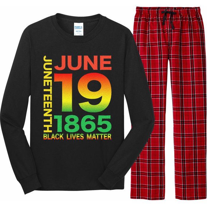 Happy Juneteenth Is My Independence Day Free ish Black Long Sleeve Pajama Set