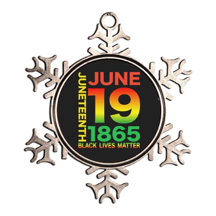 Happy Juneteenth Is My Independence Day Free ish Black Metallic Star Ornament