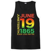 Happy Juneteenth Is My Independence Day Free ish Black PosiCharge Competitor Tank