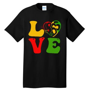 Happy Juneteenth Is My Independence Day Love Black  Tall T-Shirt