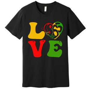 Happy Juneteenth Is My Independence Day Love Black  Premium T-Shirt