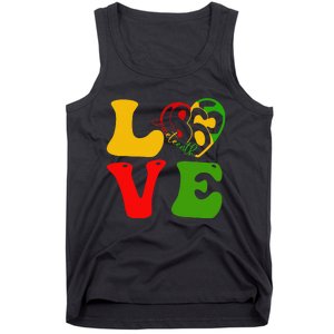 Happy Juneteenth Is My Independence Day Love Black  Tank Top