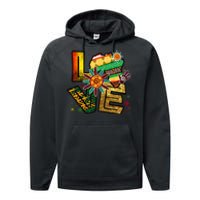 Happy Juneteenth Is My Independence Day Love Black Performance Fleece Hoodie