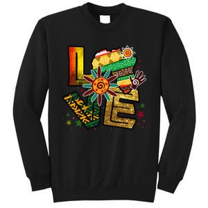 Happy Juneteenth Is My Independence Day Love Black Sweatshirt