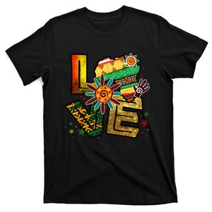 Happy Juneteenth Is My Independence Day Love Black T-Shirt