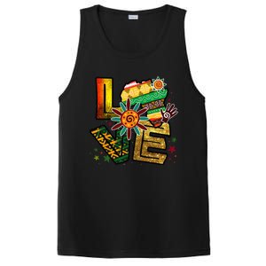 Happy Juneteenth Is My Independence Day Love Black PosiCharge Competitor Tank