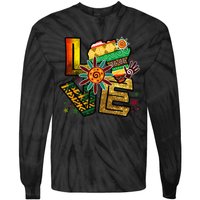 Happy Juneteenth Is My Independence Day Love Black Tie-Dye Long Sleeve Shirt