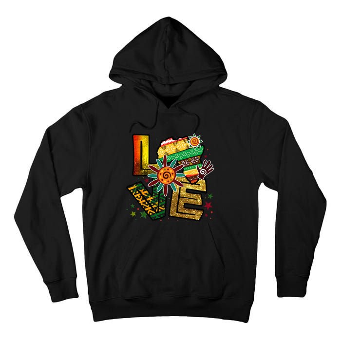 Happy Juneteenth Is My Independence Day Love Black Tall Hoodie