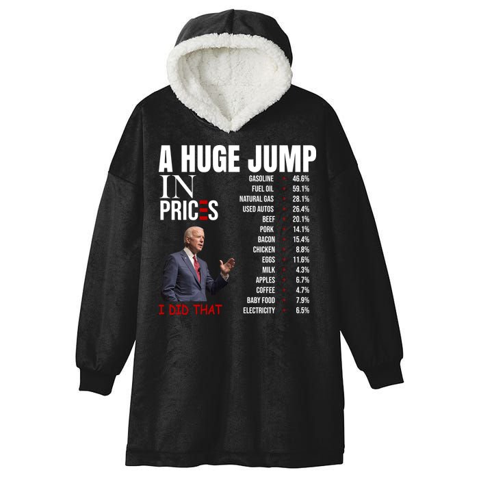 Huge Jump In Prices Joe Biden I Did That Hooded Wearable Blanket