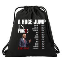 Huge Jump In Prices Joe Biden I Did That Drawstring Bag