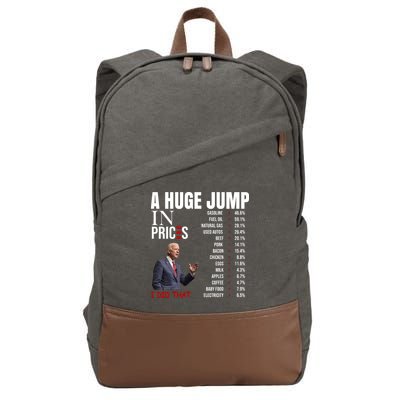 Huge Jump In Prices Joe Biden I Did That Cotton Canvas Backpack