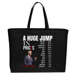 Huge Jump In Prices Joe Biden I Did That Cotton Canvas Jumbo Tote