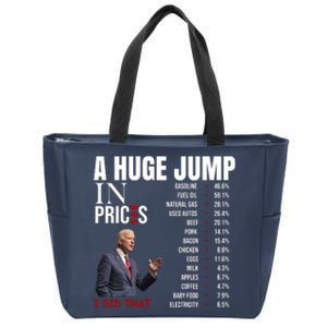 Huge Jump In Prices Joe Biden I Did That Zip Tote Bag