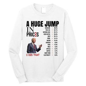 Huge Jump In Prices Joe Biden I Did That Long Sleeve Shirt