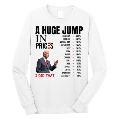 Huge Jump In Prices Joe Biden I Did That Long Sleeve Shirt