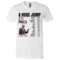 Huge Jump In Prices Joe Biden I Did That V-Neck T-Shirt