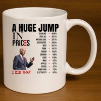 Huge Jump In Prices Joe Biden I Did That 11oz C Handle Ceramic Mug