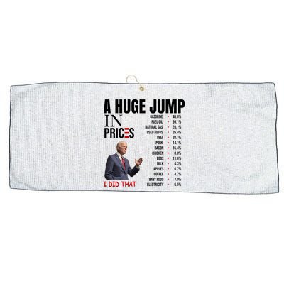 Huge Jump In Prices Joe Biden I Did That Large Microfiber Waffle Golf Towel