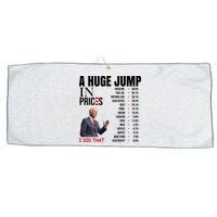 Huge Jump In Prices Joe Biden I Did That Large Microfiber Waffle Golf Towel