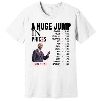 Huge Jump In Prices Joe Biden I Did That Premium T-Shirt