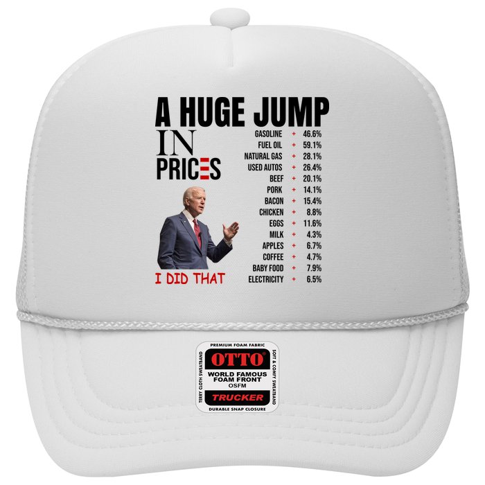 Huge Jump In Prices Joe Biden I Did That Trucker Hat