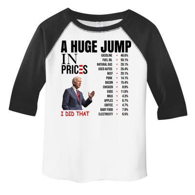 Huge Jump In Prices Joe Biden I Did That Toddler Fine Jersey T-Shirt