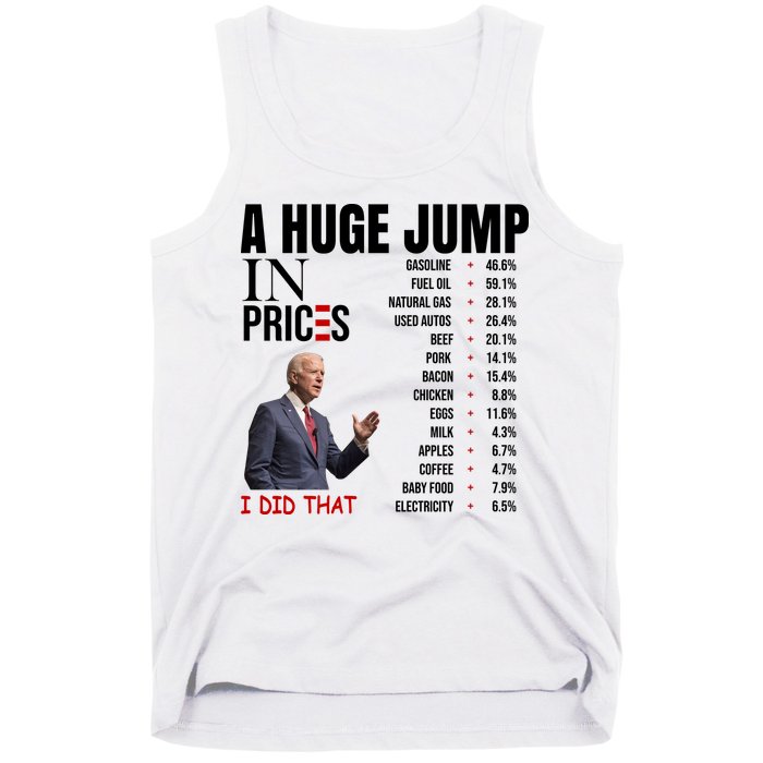 Huge Jump In Prices Joe Biden I Did That Tank Top