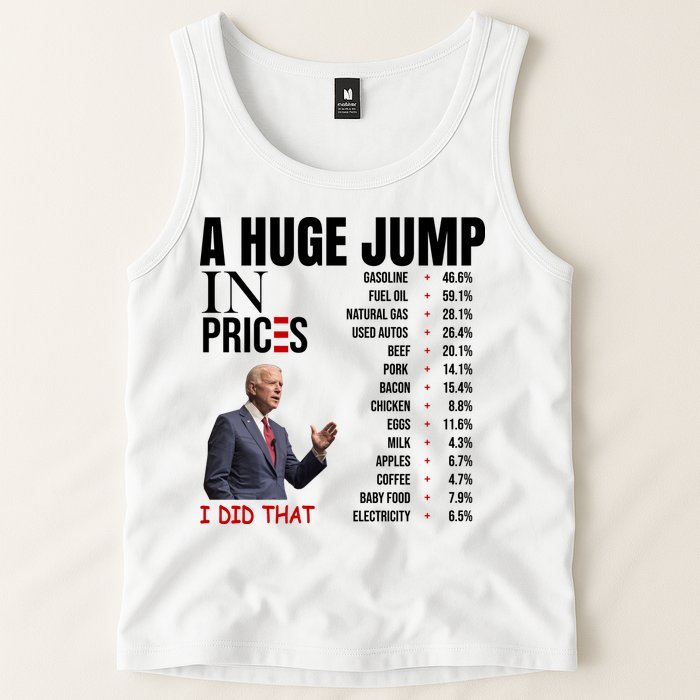 Huge Jump In Prices Joe Biden I Did That Tank Top