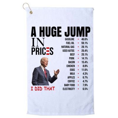 Huge Jump In Prices Joe Biden I Did That Golf Towel