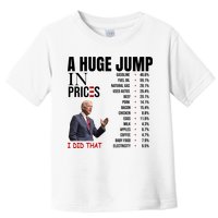 Huge Jump In Prices Joe Biden I Did That Toddler T-Shirt